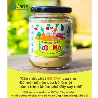 Bột nêm dinh dưỡng Kodomo 90gr cho bé ăn dặm từ 6m