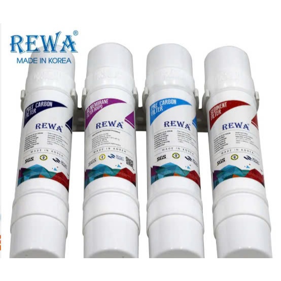 BỘ 4 LÕI RO ( SEDIMENT, PRE CARBON, RO, POST CARBON ) - 11 INCH - MADE ...