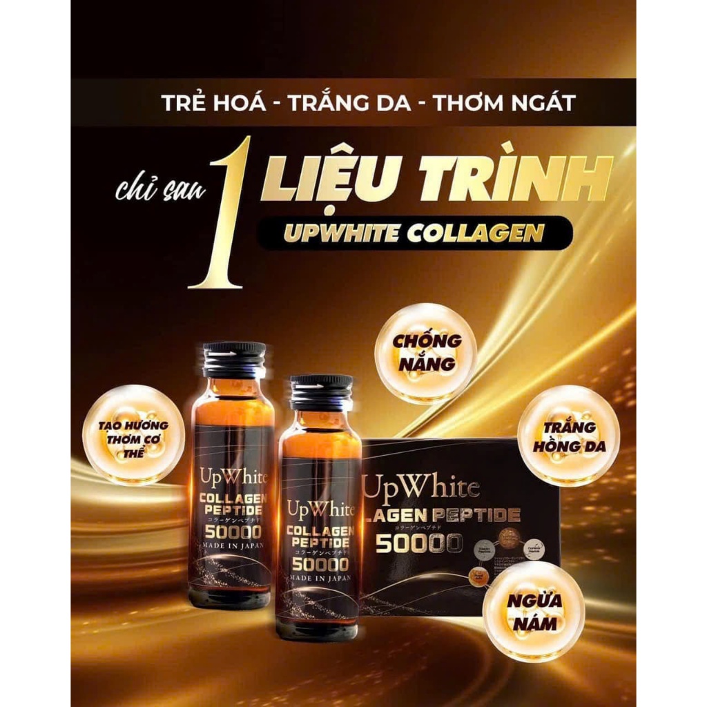 Nước Uống Trắng Da Up White Collagen Peptide 50000 Nhật Bản
