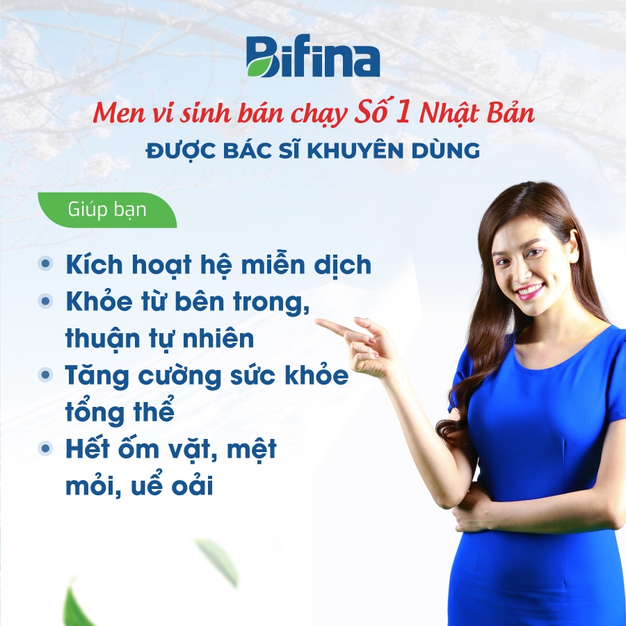 Ảnh Tăng sức đề kháng - Men vi sinh Bifina Nhật Bản - Loại R - Lẻ 10 gói (không có hộp) 2