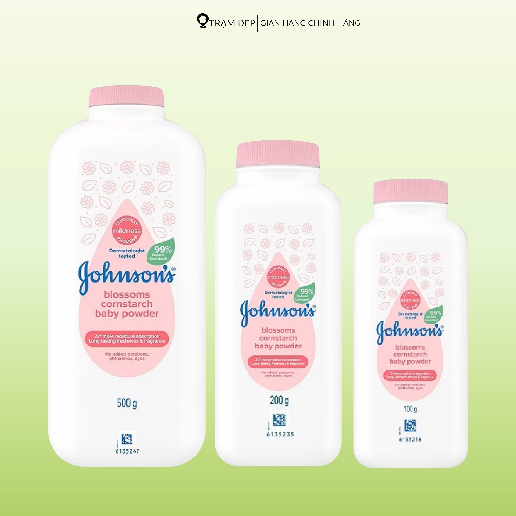 Phấn Rôm Em Bé Johnson's Baby Powder (100g/200g/500g) | Shopee Việt Nam