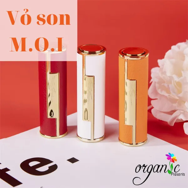 VỎ SON HANDMADE (M.O.I - BỌC DA MÀU CAM/ TRẮNG/ ĐỎ