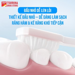 Bộ 3 Bàn Chải Đánh Răng Kháng Khuẩn 4 Hàng Chuyên Làm Sạch Vùng Răng Trong KURASHI RHYTHM