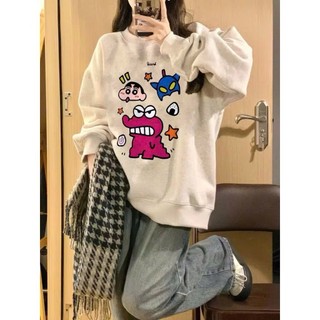 Áo Sweater Phối Vai Đen Trắng Chất Tăm Form Rộng Siêu Hot