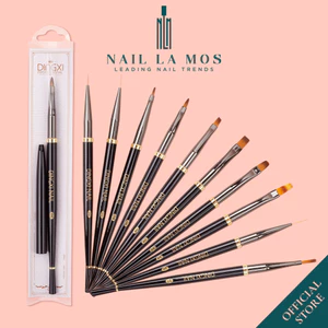 Cọ vẽ móng DINGXI chính hãng cao cấp - Cọ nail Nhật loại tốt cọ nét, cọ bản, cọ đắp gel, cọ ombre chuyên dụng (lẻ chiếc)