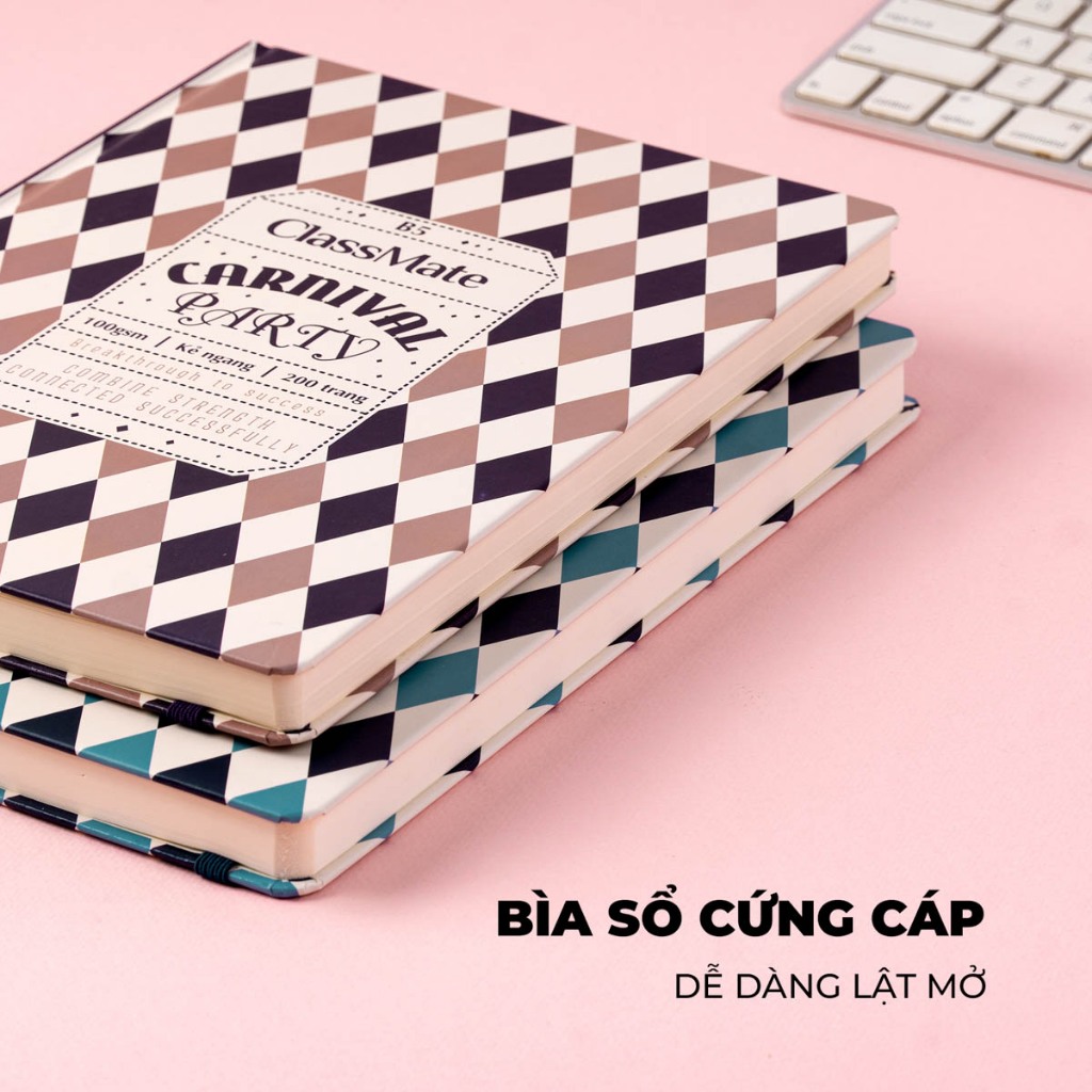 Sổ Tay Ghi Chép 100gsm Classmate Sổ Bìa Cứng A4 B5 A5 Dòng Kẻ Ngang Giáo Án 260 Trang Giấy Chống Lóa Sổ Ghi Chép Nhật Ký