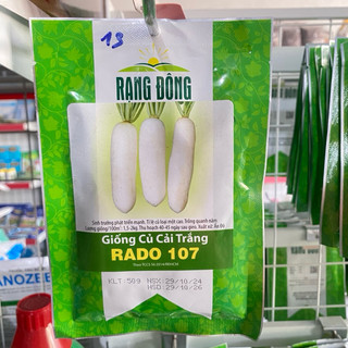 Hạt giống củ cải trắng Rado 107 - Gói 50g (4.000 hạt)