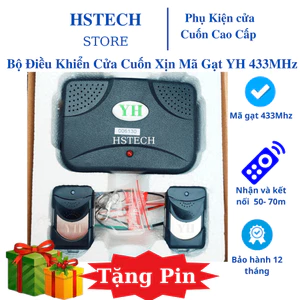 Bộ điều khiển cửa cuốn YH hstech siêu xịn tần số 433mhz bảo hành 1-1 hỗ trợ trọn đời