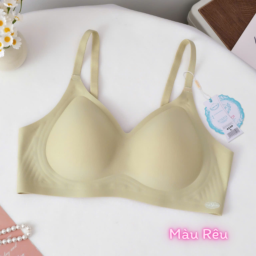 Áo Ngực Không Gọng Đúc Su Mút Mỏng Nâng Form Tự Nhiên Gom Nhẹ Không Lộ Viền DORIS 622