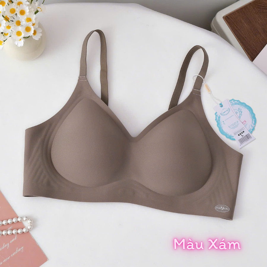 Áo Ngực Không Gọng Đúc Su Mút Mỏng Nâng Form Tự Nhiên Gom Nhẹ Không Lộ Viền DORIS 622