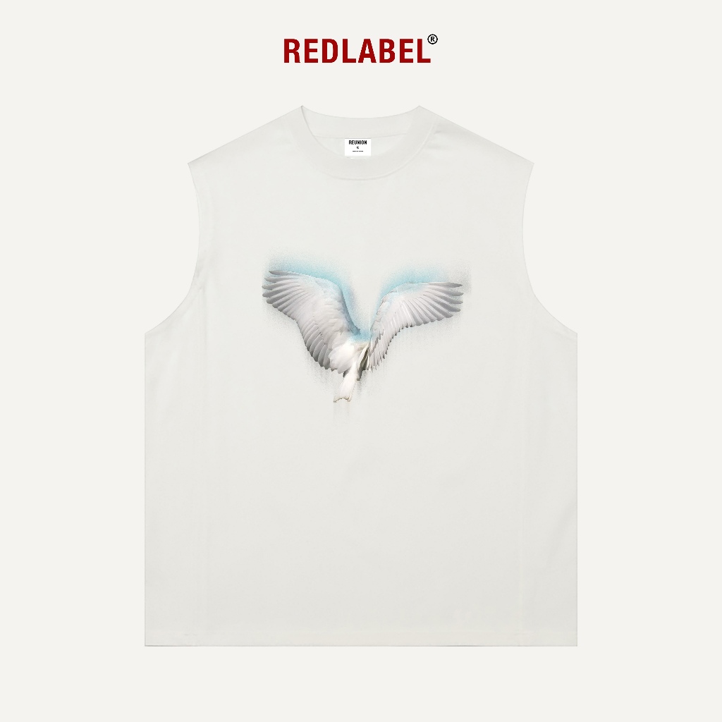 Áo Ba Lỗ Thể Thao Nam Nữ RedLabel In Họa Tiết "DOVE", Áo Tanktop Thể Thao Nam Nữ Cotton Cá Tính TT57