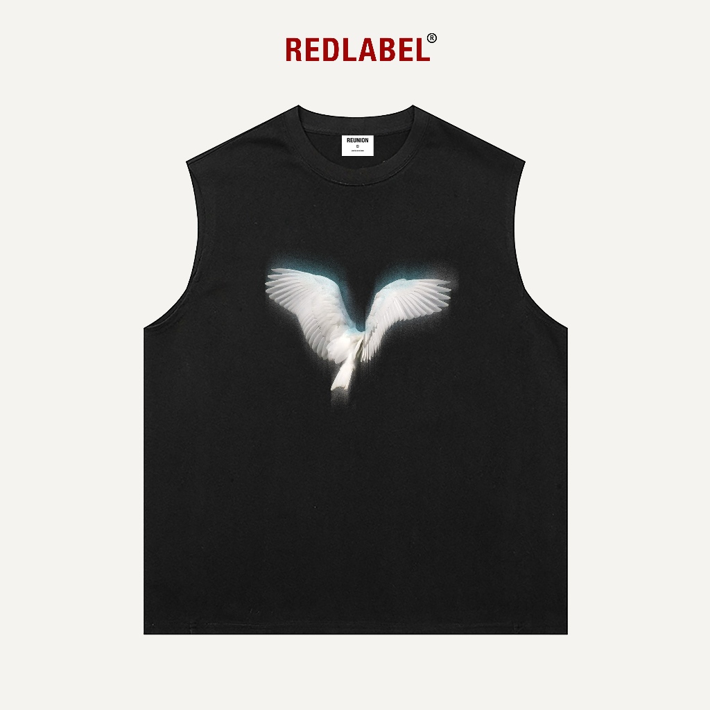 Áo Ba Lỗ Thể Thao Nam Nữ RedLabel In Họa Tiết "DOVE", Áo Tanktop Thể Thao Nam Nữ Cotton Cá Tính TT57