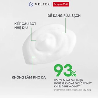 Sữa Rửa Mặt Dạng Bọt AHA Geltek 150ml - Sạch Sâu, Mờ Mụn, Kiềm Dầu, Da Mịn Màng