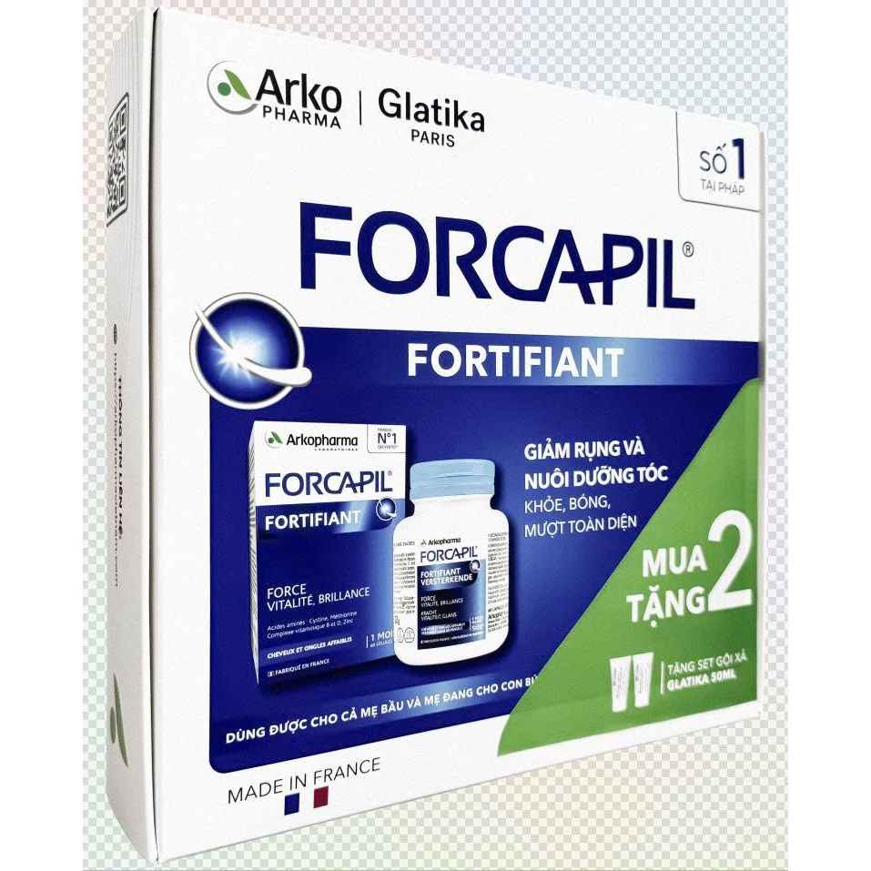 Ảnh Hộp đựng quà Arkopharma Cao Cấp Dành Riêng Cho Viên Uống Forcapil Fortifiant - Giảm Rụng Tóc Sau Si 2