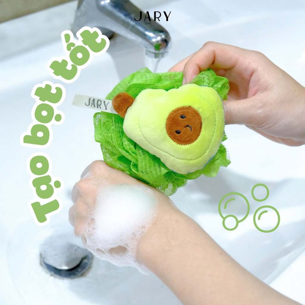 Ảnh Bông tắm trái cây Jary Loofah Fruit Bath Sponge tạo bọt siêu mềm 4