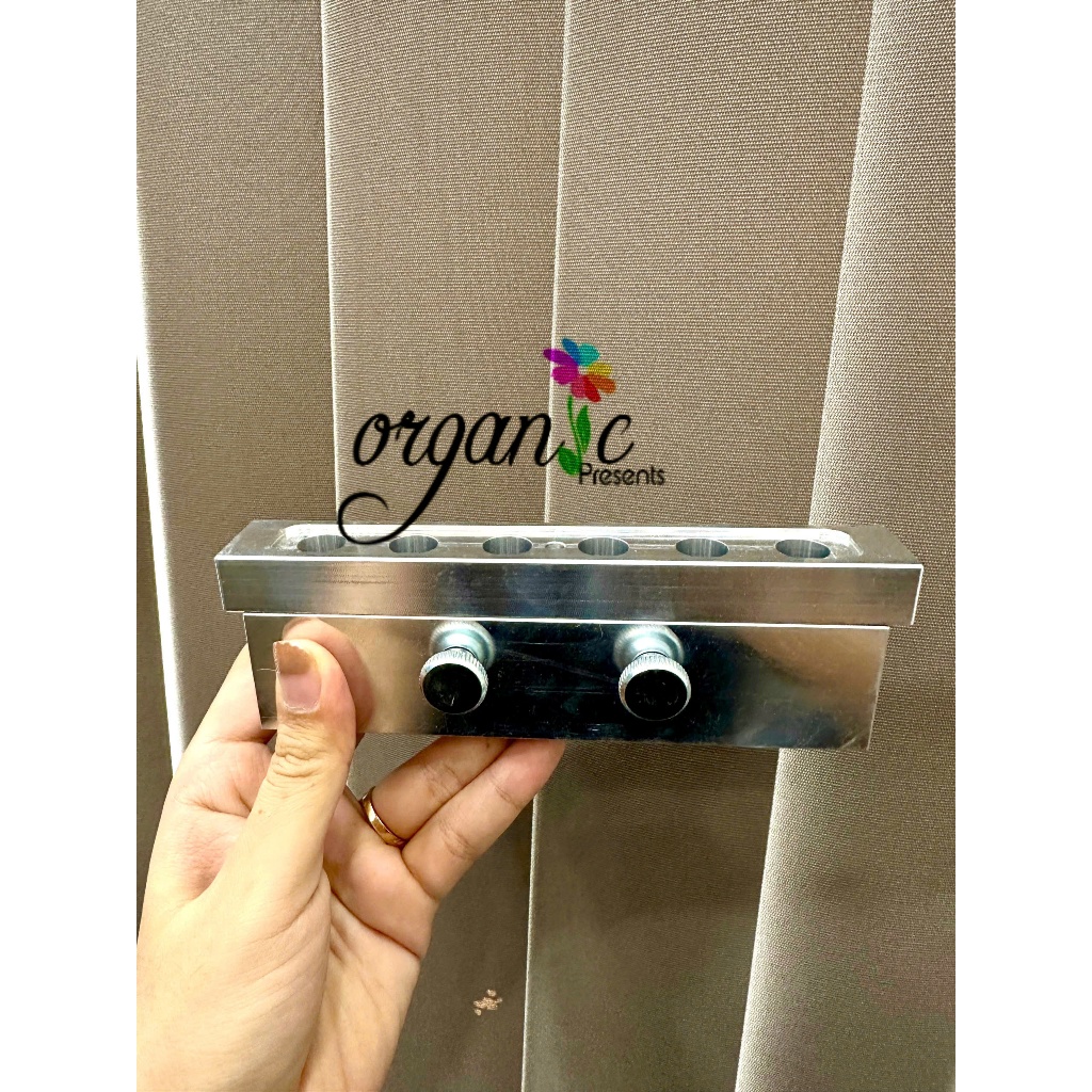 KHUÔN SON INOX 12.1mm 2 LỖ / 6 LỖ / 12 LỖ – ĐỔ SON CHUẨN FORM - NHANH GỌN