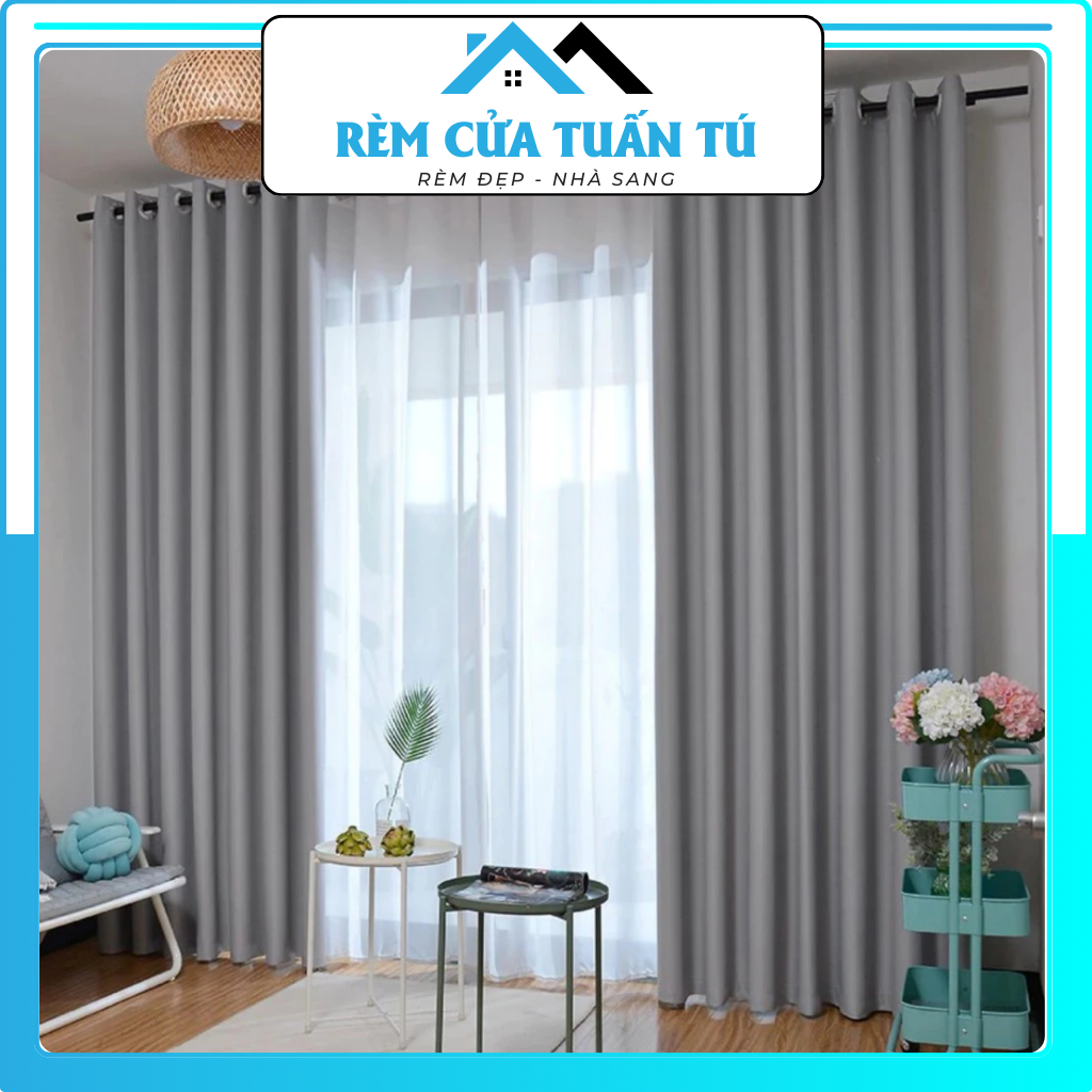 [SALE] Rèm Cửa Vải Thô Dệt 5 Lớp,Rèm Vải Thô Siêu Dày Cản Nắng Cản Gió ...