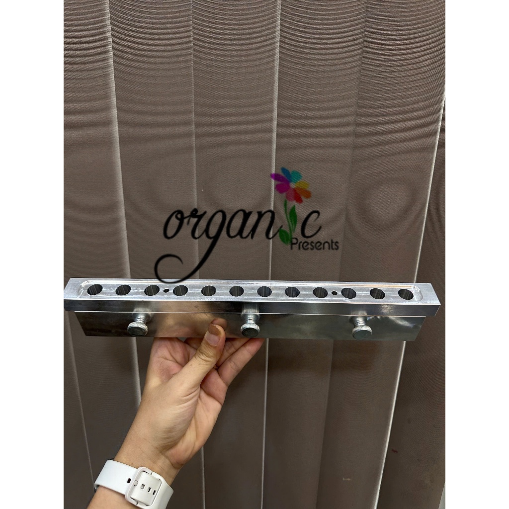 KHUÔN SON INOX 12.1mm 2 LỖ / 6 LỖ / 12 LỖ – ĐỔ SON CHUẨN FORM - NHANH GỌN