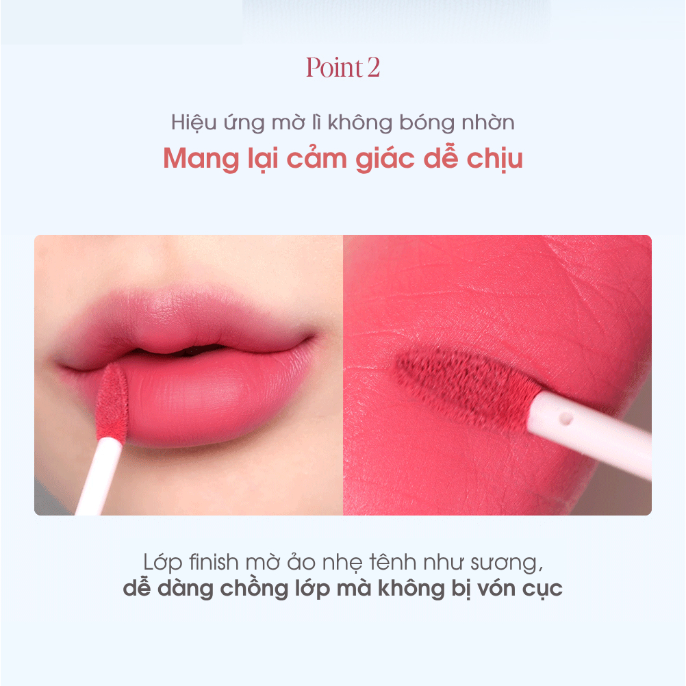 Ảnh Son Kem Lì Espoir Couture Lip Tint Fitting Blur 4gr/ Blur Velvet 5.5gr 4