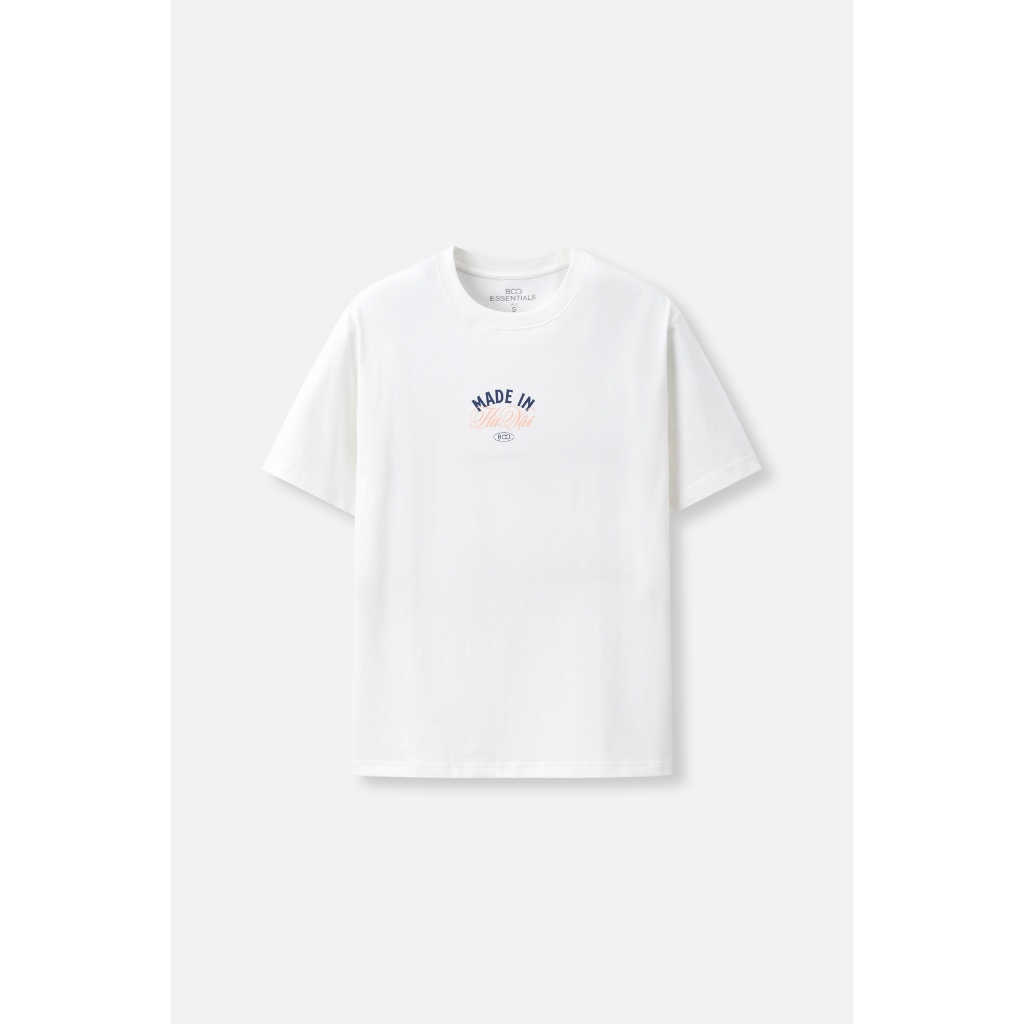 Ảnh Áo Thun BOO Unisex Cotton Overfit In Logo Mix Made In Hanoi 3