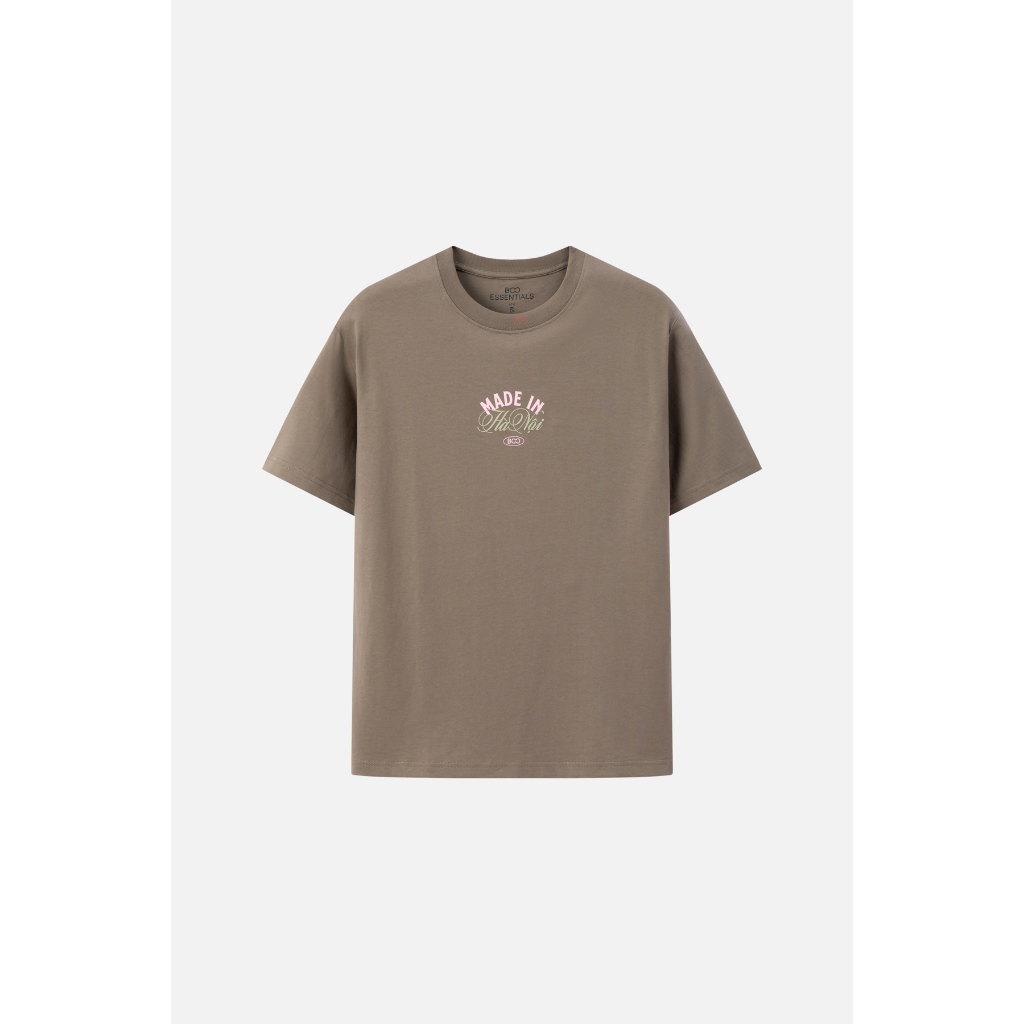 Ảnh Áo Thun BOO Unisex Cotton Overfit In Logo Mix Made In Hanoi 4