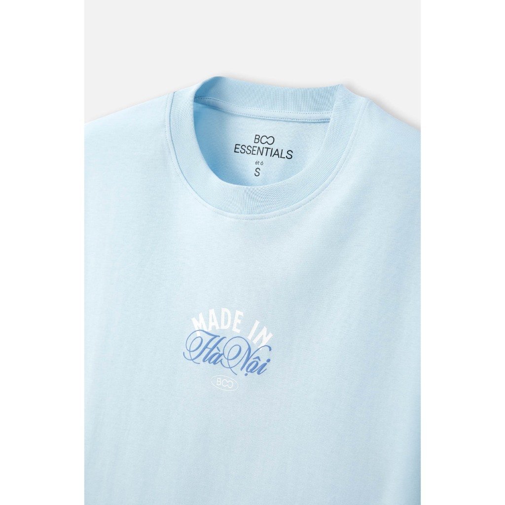 Ảnh Áo Thun BOO Unisex Cotton Overfit In Logo Mix Made In Hanoi 1