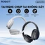 Tai Nghe Chụp Tai Bluetooth Không Dây Robot H20 Pin Trâu, Âm Bass Sống Động, Giảm Ồn, Có Hỗ Trợ Đàm Thoại Rãnh Tay