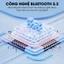 Tai Nghe Chụp Tai Bluetooth Không Dây Robot H20 Pin Trâu, Âm Bass Sống Động, Giảm Ồn, Có Hỗ Trợ Đàm Thoại Rãnh Tay