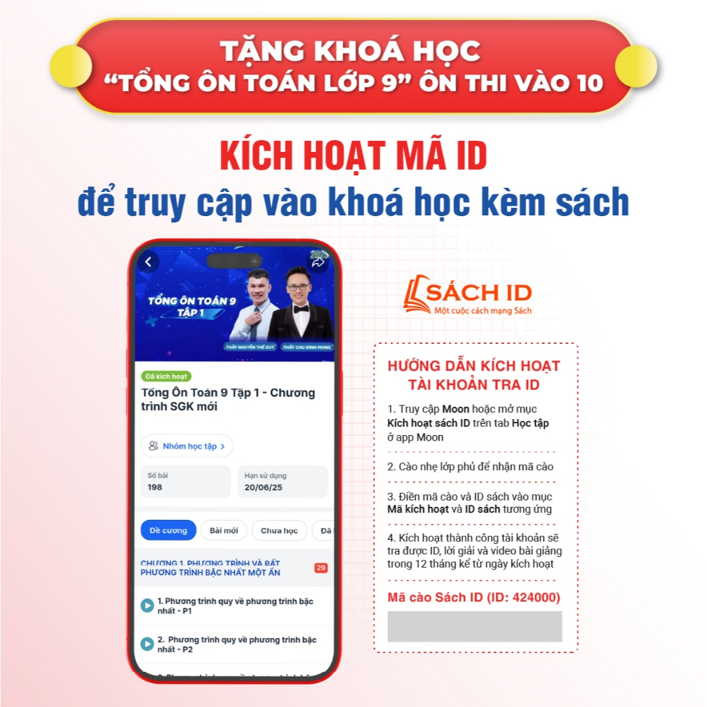 Ảnh Combo sách tự học toán học dành cho học sinh THCS Sách Toán lớp 6, 7, 8, 9 - Moonbook THCS 3