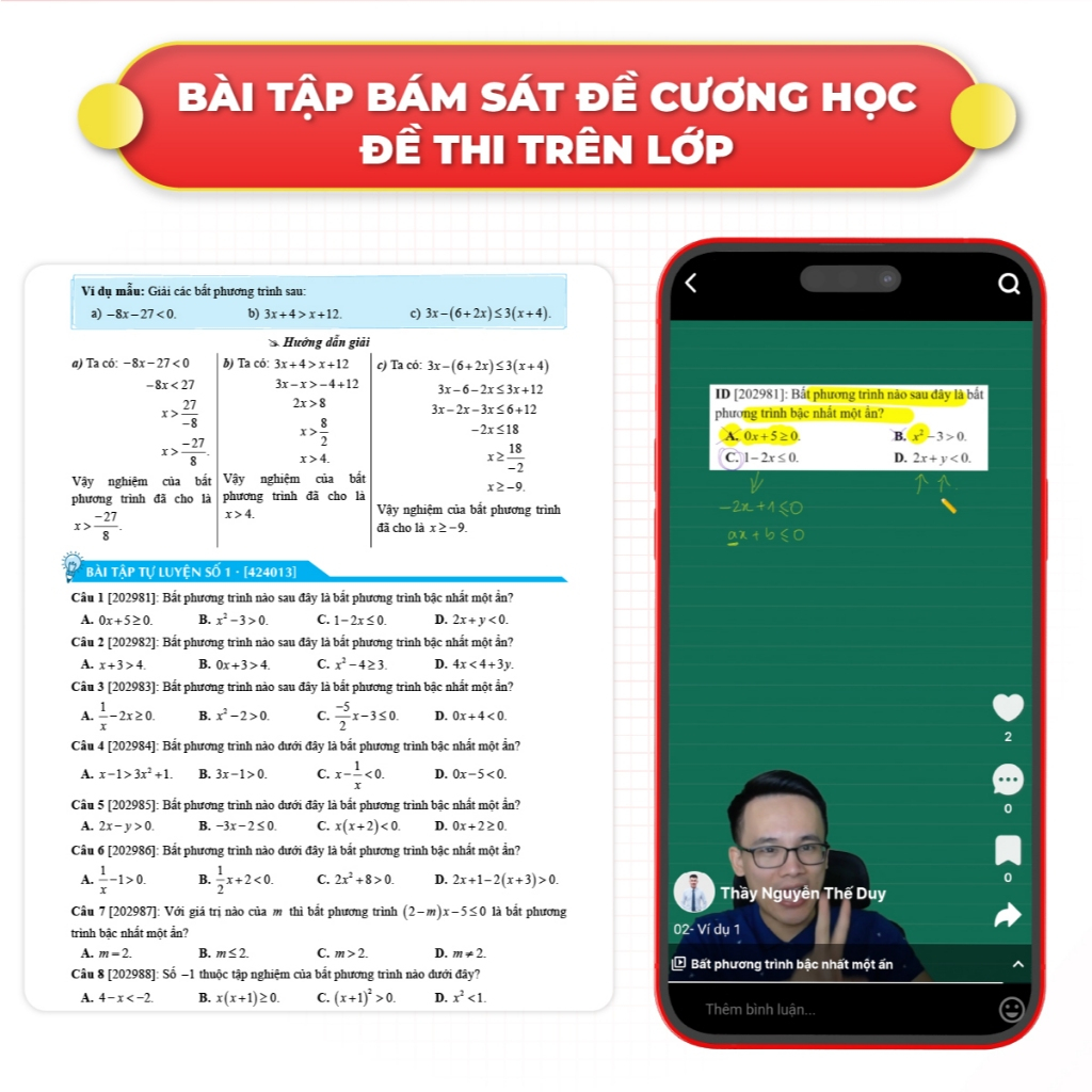 Ảnh Combo sách tự học toán học dành cho học sinh THCS Sách Toán lớp 6, 7, 8, 9 - Moonbook THCS 1