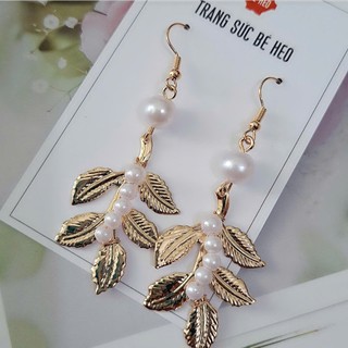 Bộ trang sức Băng đô cài tóc, bông tai vòng tay bắp Trang sức Bé Heo