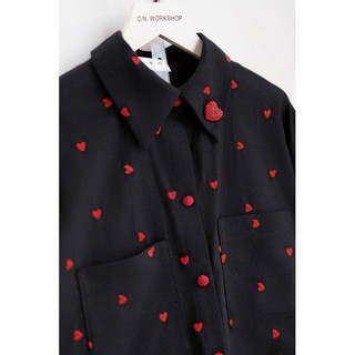 𝗛𝗮̀𝗻𝗴 𝗰𝗵𝗶́𝗻𝗵 𝗵𝗮̃𝗻𝗴 Set Heart on linen cao cấp cộc tặng kèm cài áo tim đá - ON WORKSHOP