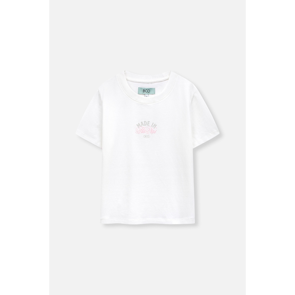 Ảnh Áo Thun BOO Babytop In Logo Mix Made In Hanoi Essential 4