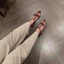 SANDAL DÂY MŨI NHỌN NƠ XINH GÓT 5P