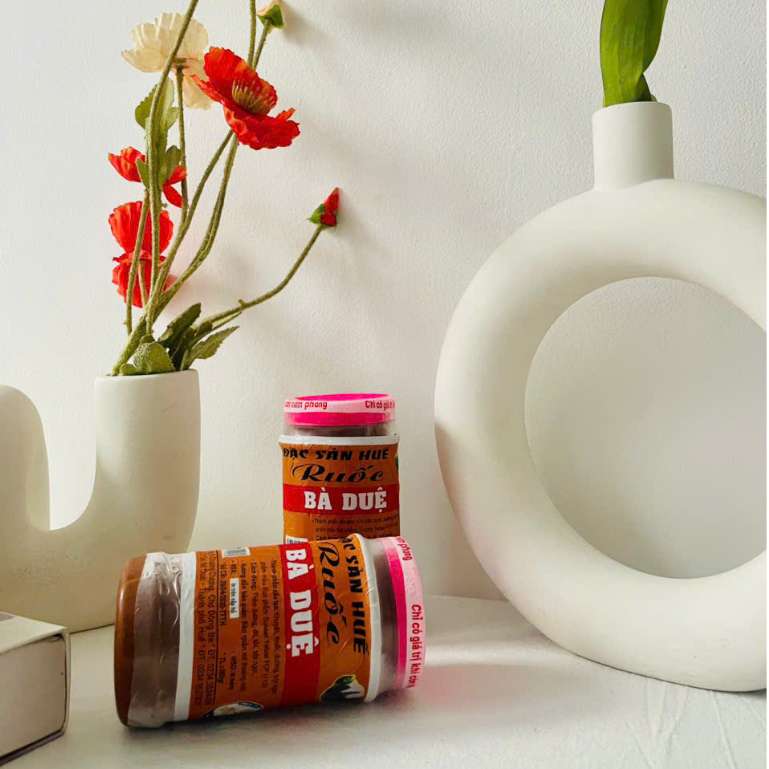 Ruốc Bà Duệ Hủ Lớn 380g (NẮP HỒNG) Chuẩn Vị Bún Bò - Món Mắm Đặc Trưng Xứ Huế