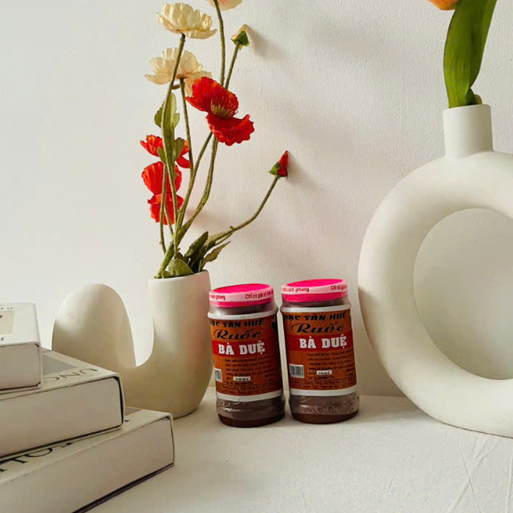 Ruốc Bà Duệ Hủ Lớn 380g (NẮP HỒNG) Chuẩn Vị Bún Bò - Món Mắm Đặc Trưng Xứ Huế