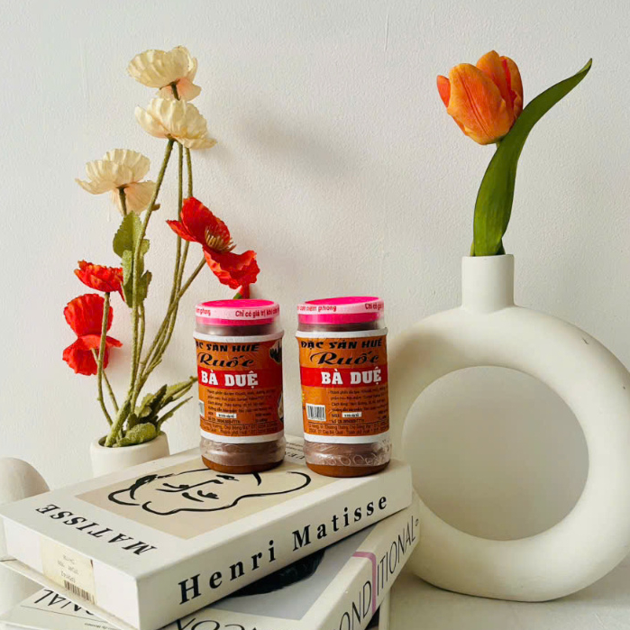 Ruốc Bà Duệ Hủ Lớn 380g (NẮP HỒNG) Chuẩn Vị Bún Bò - Món Mắm Đặc Trưng Xứ Huế