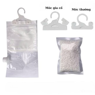 Túi Hút Ẩm Khử Mùi 2 Ngăn Tái Sử Dụng Nhiều Lần Chống Mốc Nồm Ẩm Có Móc Treo Bảo Vệ Tủ Quần Áo 88622