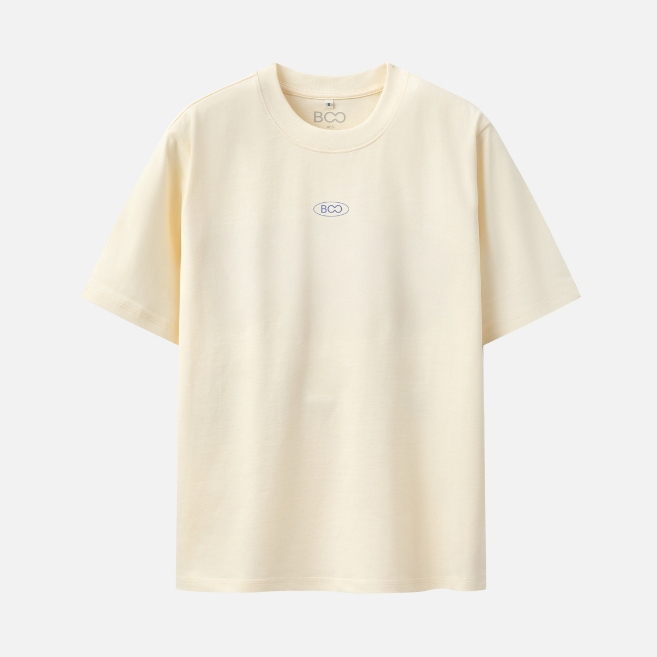 Ảnh Áo Thun BOO Unisex Cotton Overfit In logo Xốp nổi Made In Hanoi Essential 1