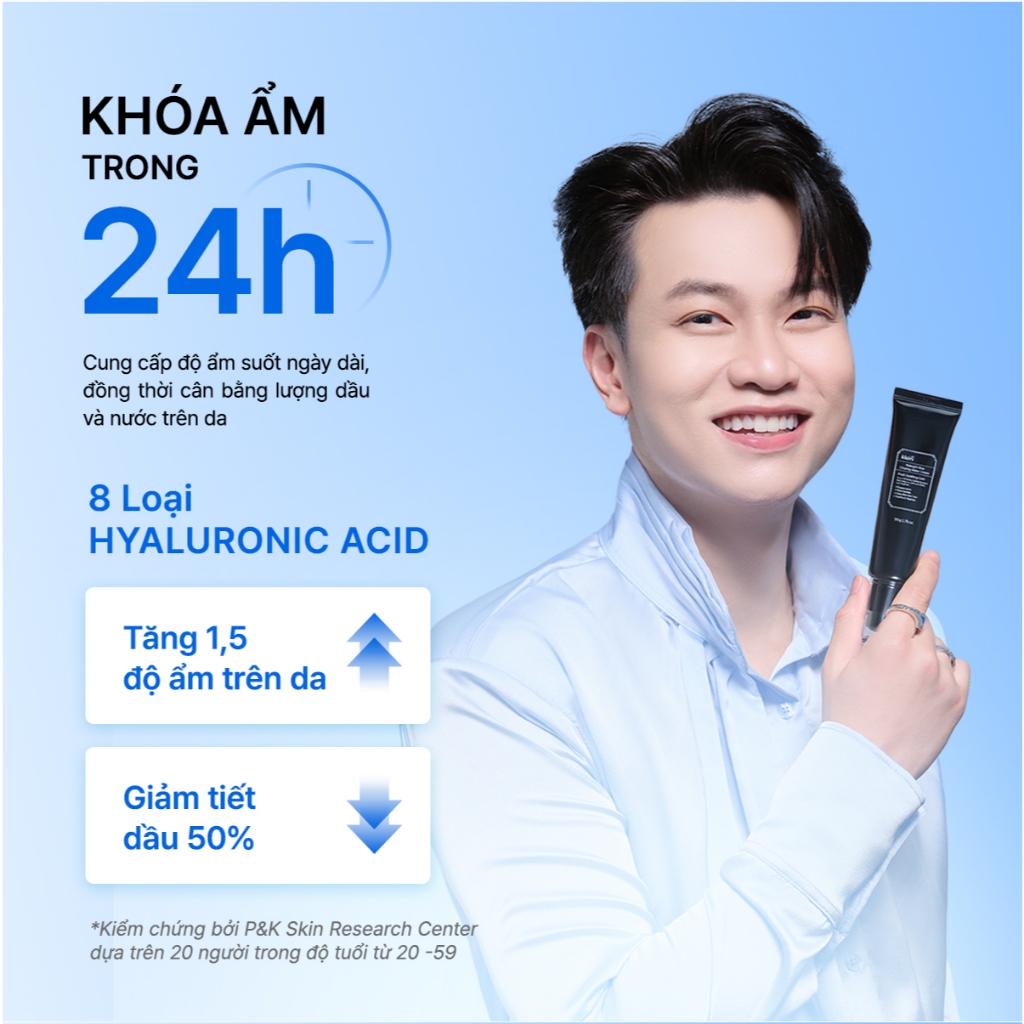 Ảnh Kem dưỡng ẩm, hỗ trợ tái tạo da Midnight Blue Clearing Water Cream 50g 3