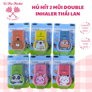 Ống hít thông mũi 2 đầu Thai Herb Double Dumble Inhaler - Kiểu Dáng Xinh Xắn - CÔ THƯ MARKET