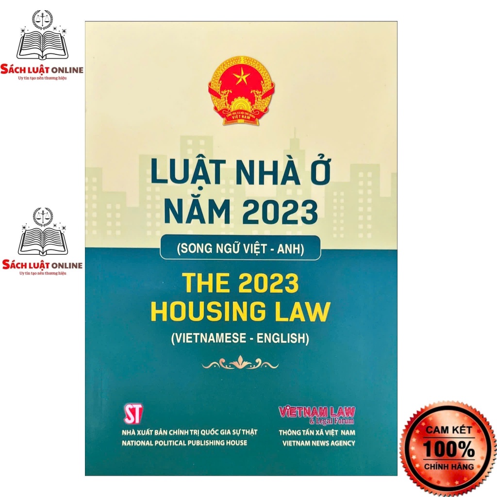 Sách - Luật nhà ở năm 2023 (Song ngữ Việt - Anh)