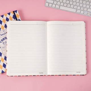 [CAO CẤP] Sổ Tay Bìa Bồi Kẻ Ngang 160/ 200/ 260 Trang Giấy 100gsm Có Tráng Keo Không Thấm Mực 16-050A5/B5/A4