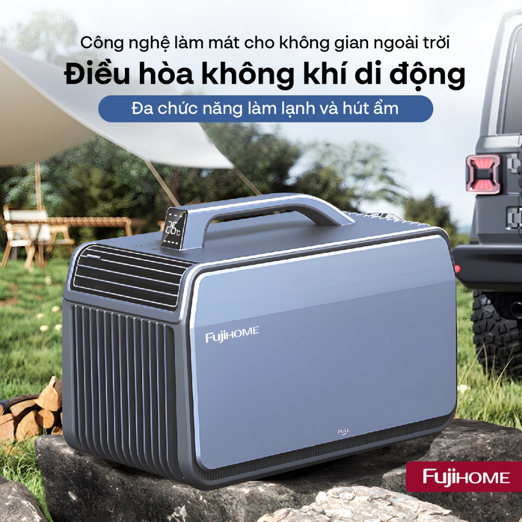Máy điều hòa Mini Nhập Khẩu FUJIHOME PAC06-PRO, Điều hòa không khí di động Inverter - Kết nối bluetooth