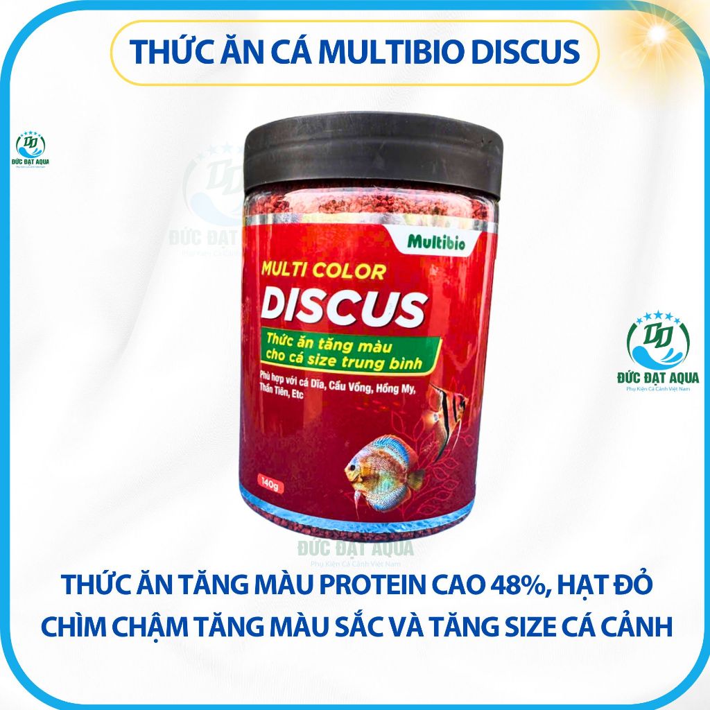 Thức ăn cá Multi Color DISCUS cám cá tăng màu sắc và tăng size cá cảnh 4