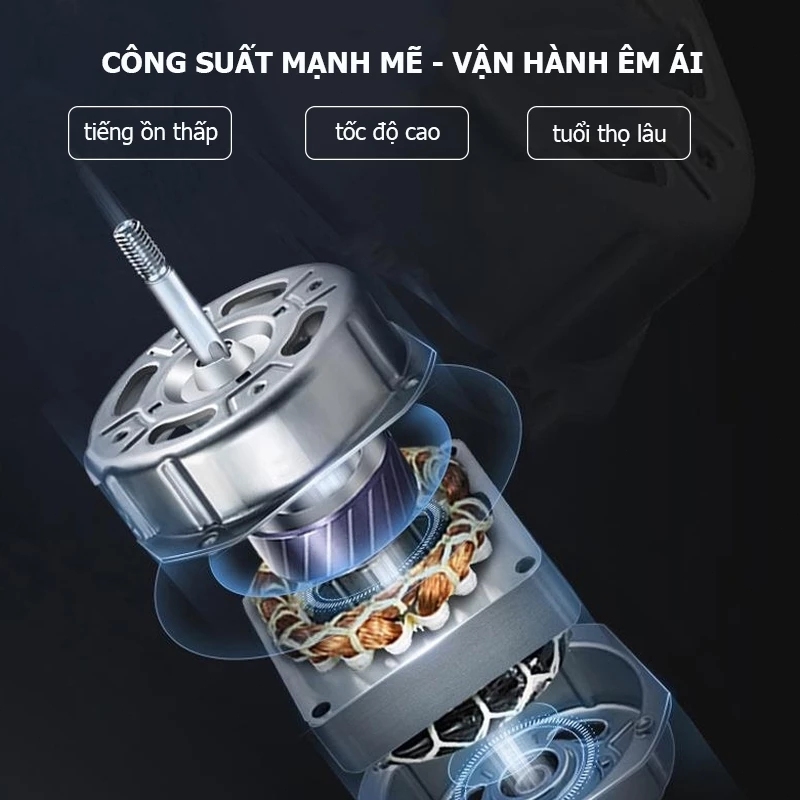 Quạt năng lượng mặt trời Solar Fan 12000mAh-25000mAh quạt sạc tích điện dạng nằm chân quỳ hiển thị PIN hẹn giờ tắt