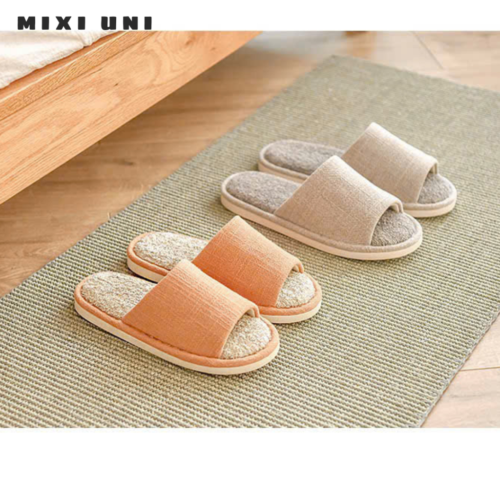 Dép đi trong nhà nam nữ, chất liệu cao cấp lót lông đế bằng siêu êm, phiên bản 4 màu ( Hồng, Cam, Be, Nâu Sẫm)