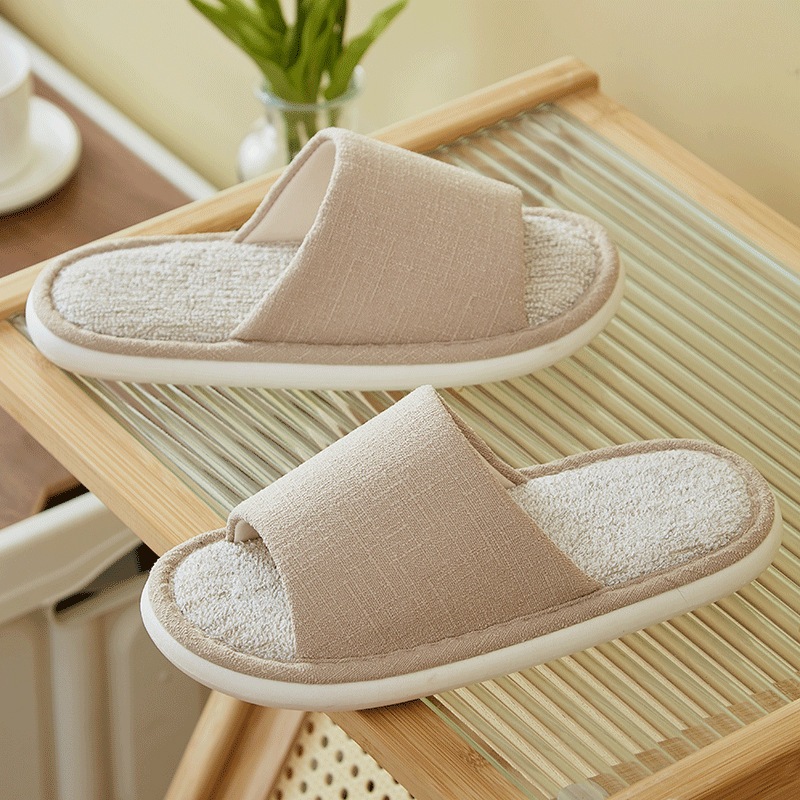 Dép đi trong nhà nam nữ, chất liệu cao cấp lót lông đế bằng siêu êm, phiên bản 4 màu ( Hồng, Cam, Be, Nâu Sẫm)
