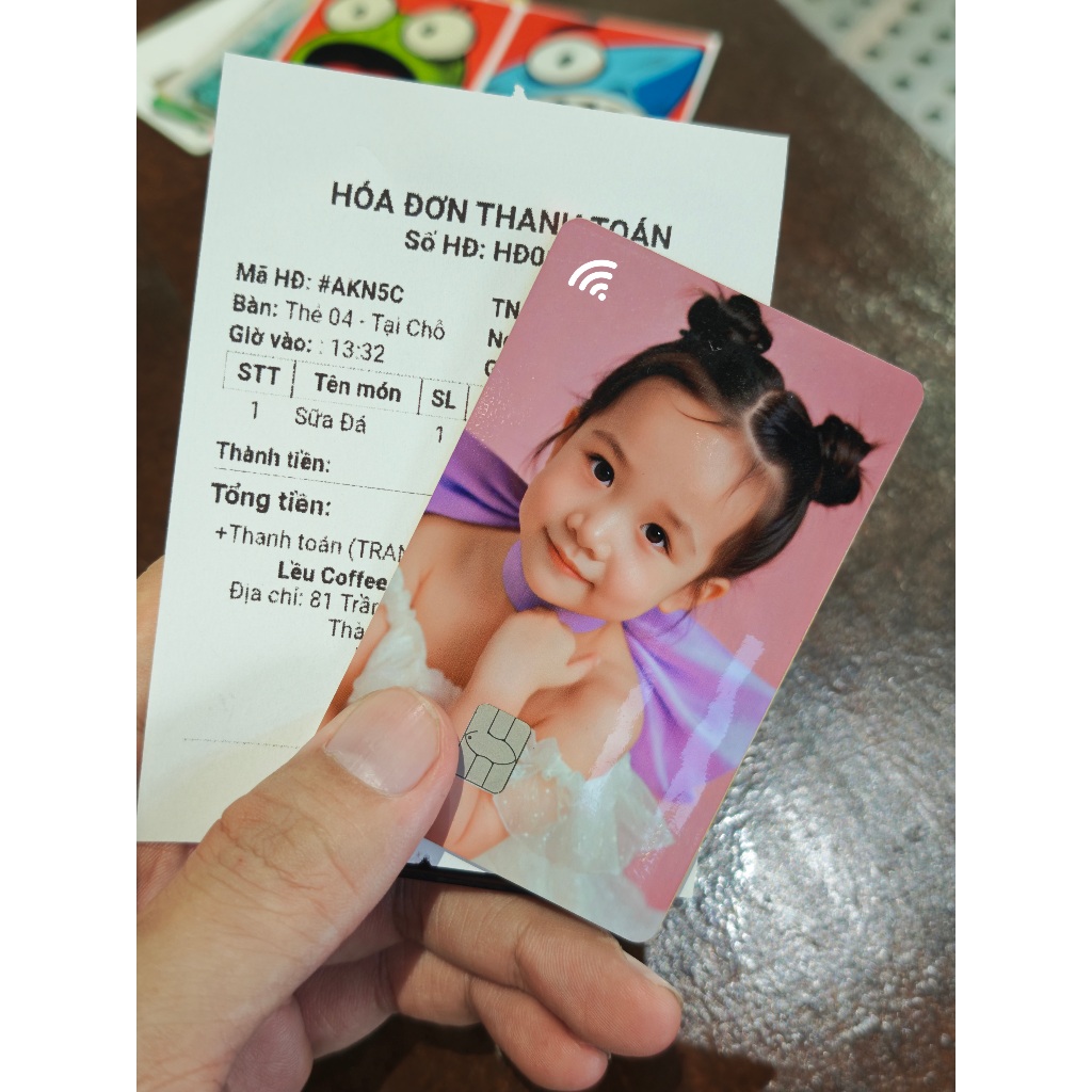 Miếng Dán Trang Trí IN THEO YÊU CẦU - Sticker Thẻ ATM (Thẻ Chung Cư, Thẻ Xe, Debit, Credit) NF2