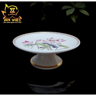 Đĩa Trái Cây Hoa Sen - Dĩa Thờ Cúng - Nội Thất An Việt - HS